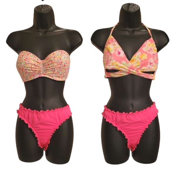 Victoria's Secret Bikini Three‎ Piece Bundle - Picture 1 of 10